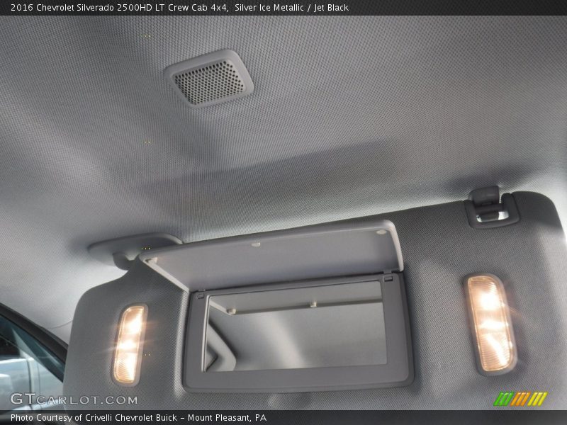 Silver Ice Metallic / Jet Black 2016 Chevrolet Silverado 2500HD LT Crew Cab 4x4
