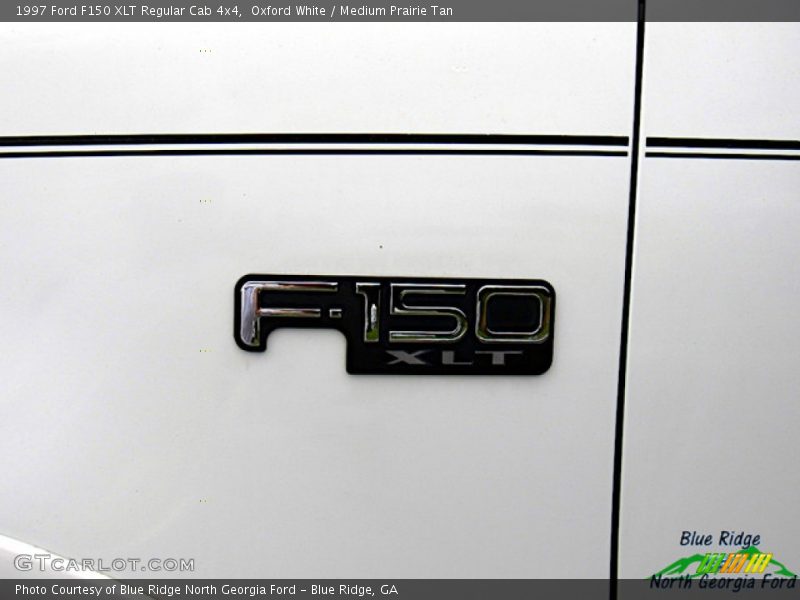 Oxford White / Medium Prairie Tan 1997 Ford F150 XLT Regular Cab 4x4
