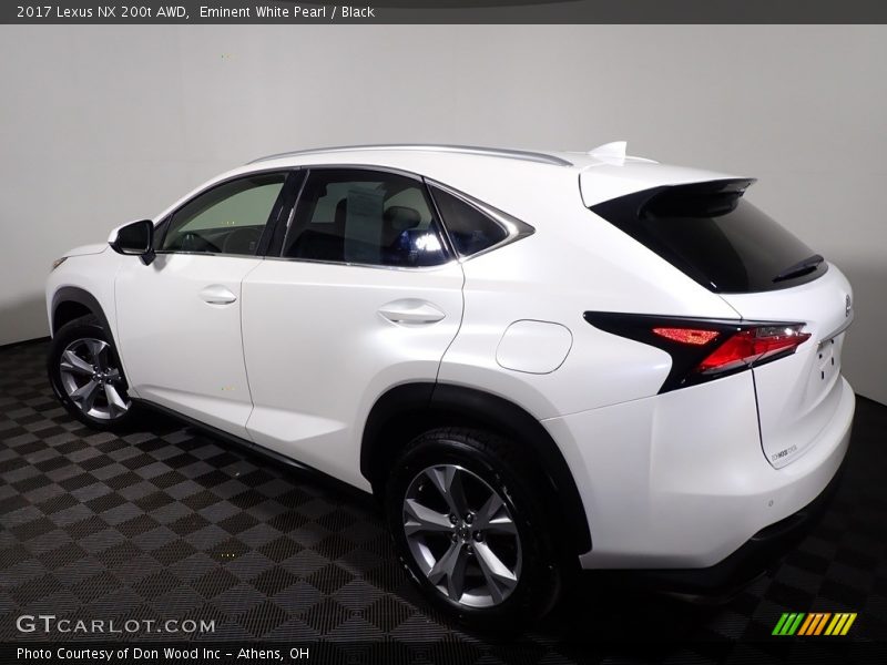 Eminent White Pearl / Black 2017 Lexus NX 200t AWD