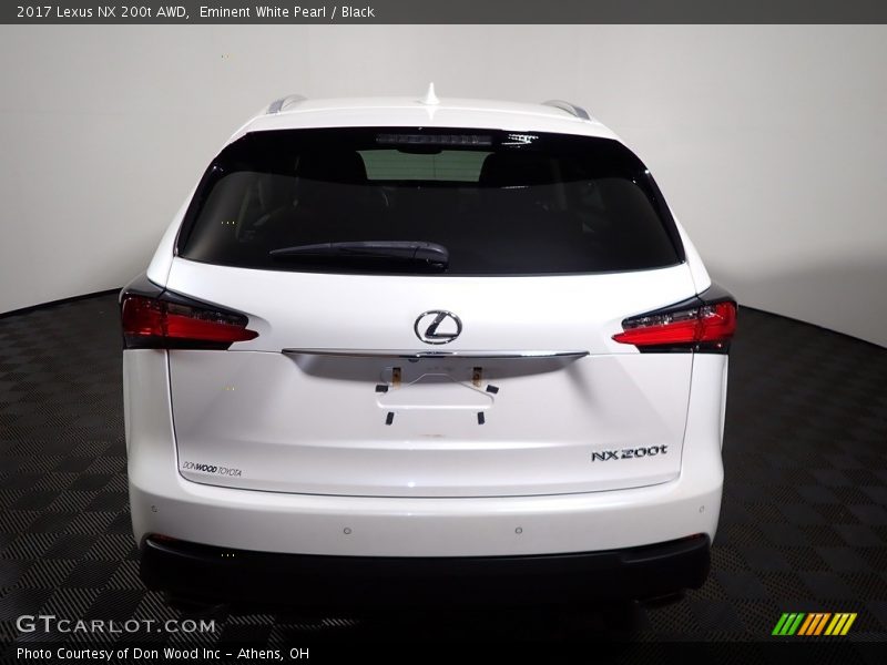 Eminent White Pearl / Black 2017 Lexus NX 200t AWD