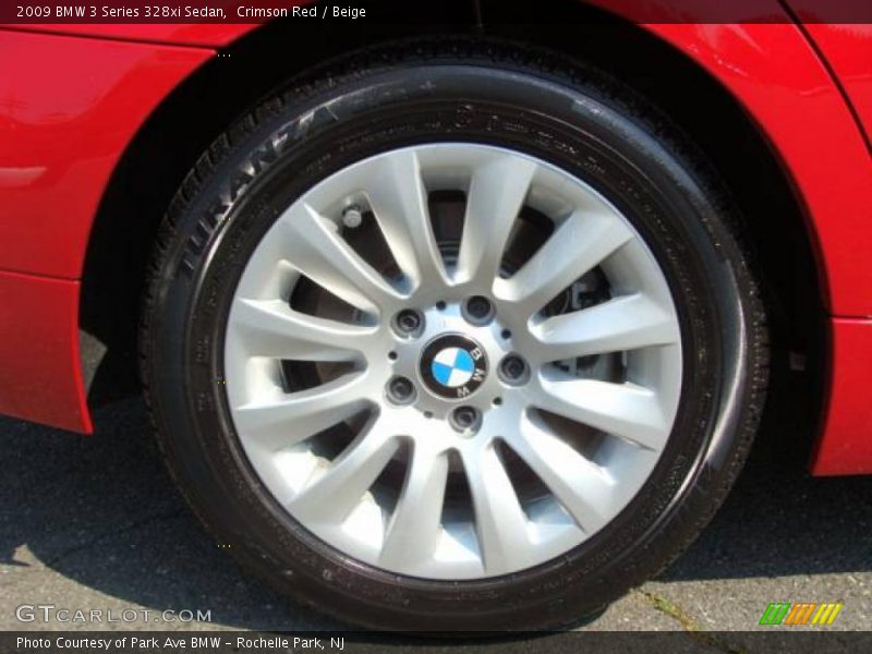 Crimson Red / Beige 2009 BMW 3 Series 328xi Sedan