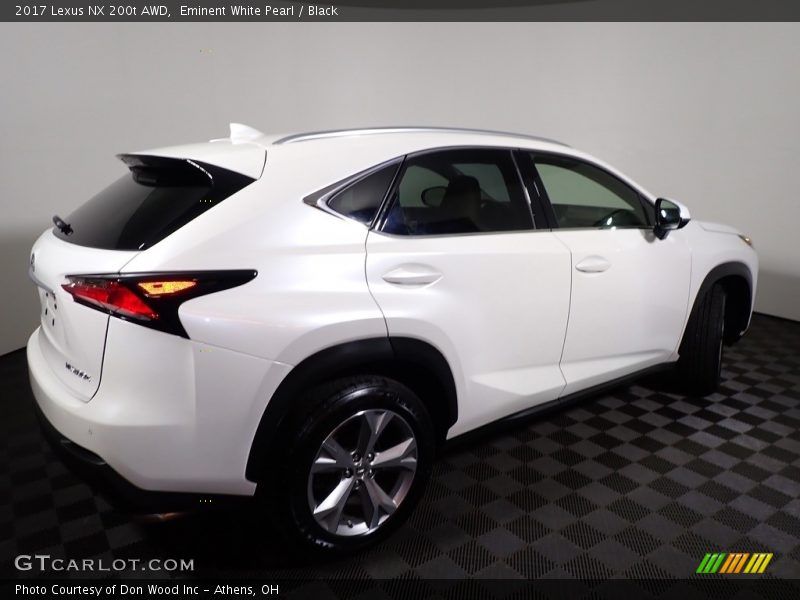 Eminent White Pearl / Black 2017 Lexus NX 200t AWD