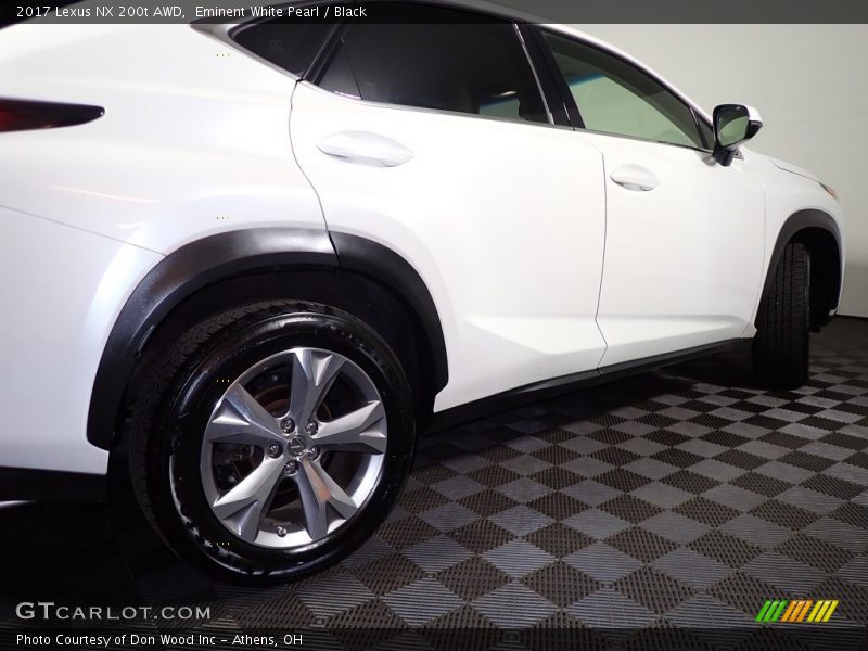 Eminent White Pearl / Black 2017 Lexus NX 200t AWD