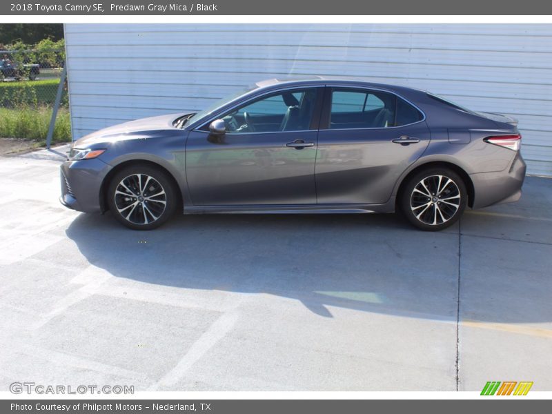 Predawn Gray Mica / Black 2018 Toyota Camry SE