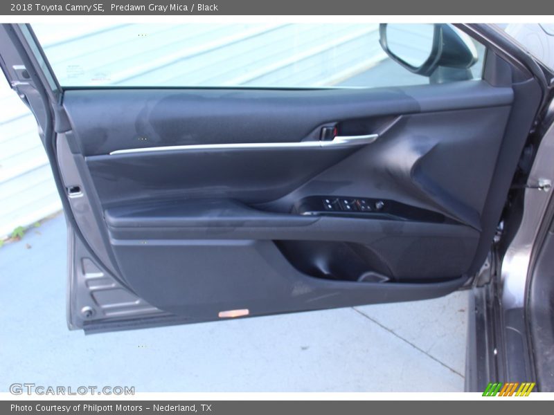 Predawn Gray Mica / Black 2018 Toyota Camry SE