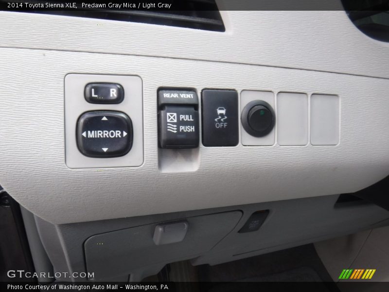 Predawn Gray Mica / Light Gray 2014 Toyota Sienna XLE