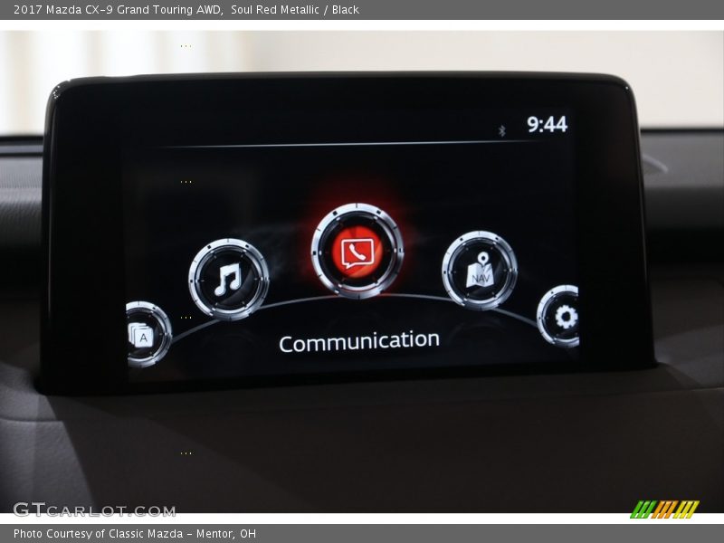 Soul Red Metallic / Black 2017 Mazda CX-9 Grand Touring AWD