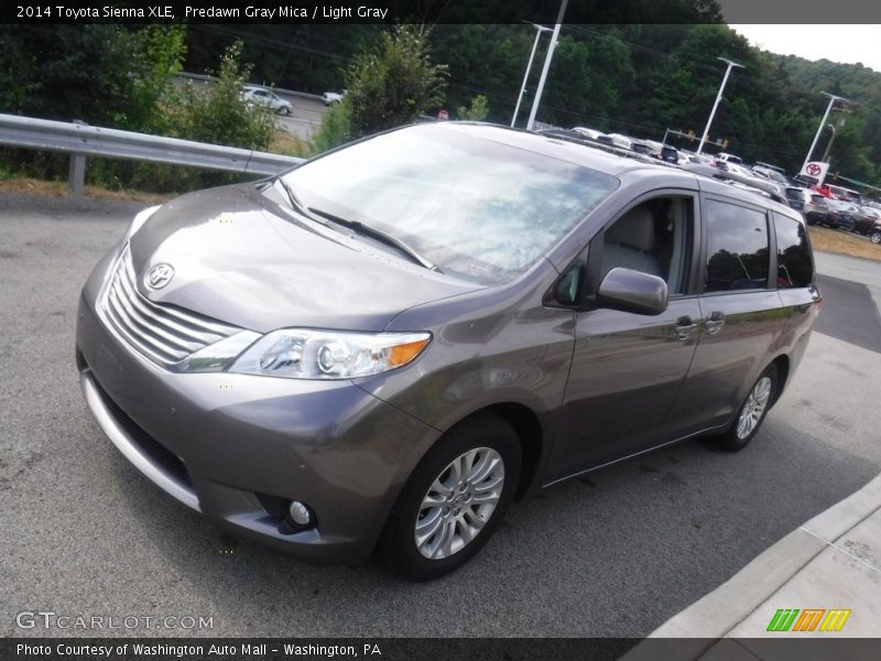Predawn Gray Mica / Light Gray 2014 Toyota Sienna XLE