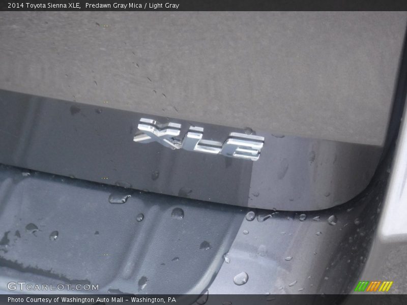 Predawn Gray Mica / Light Gray 2014 Toyota Sienna XLE