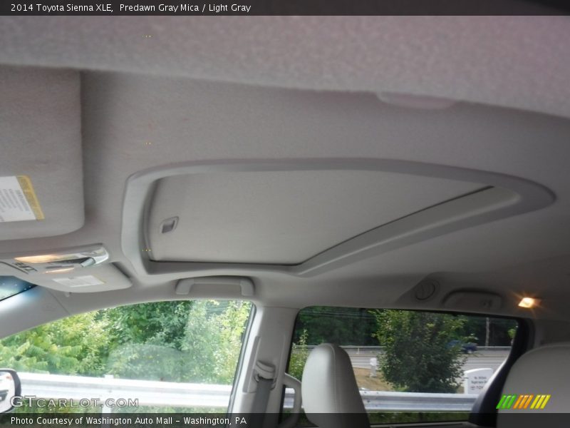 Predawn Gray Mica / Light Gray 2014 Toyota Sienna XLE