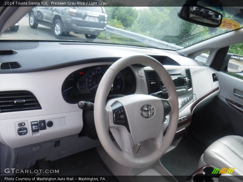 Predawn Gray Mica / Light Gray 2014 Toyota Sienna XLE