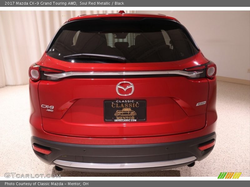 Soul Red Metallic / Black 2017 Mazda CX-9 Grand Touring AWD