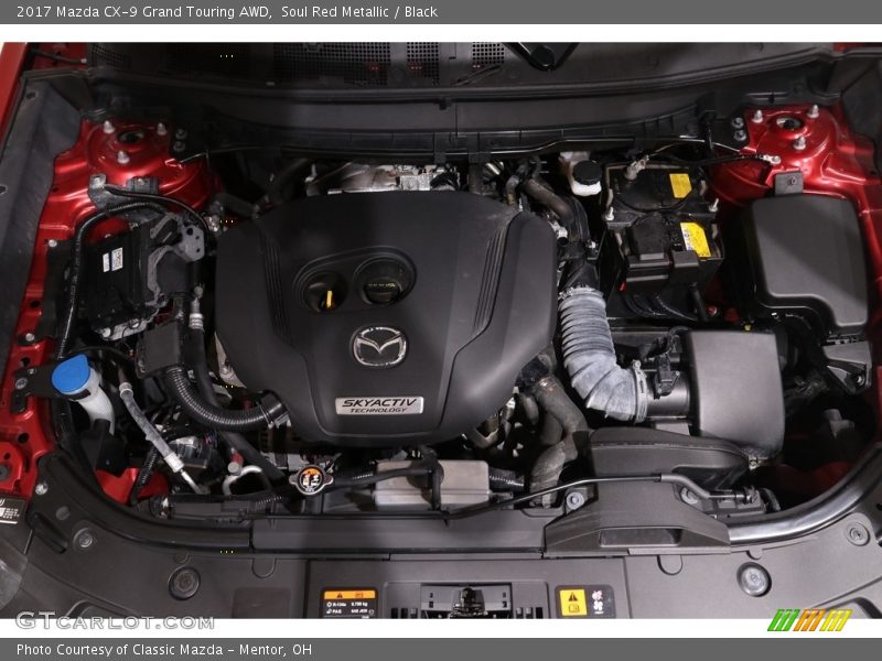 Soul Red Metallic / Black 2017 Mazda CX-9 Grand Touring AWD