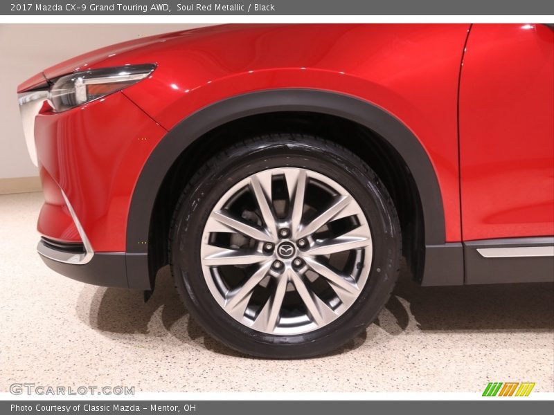 Soul Red Metallic / Black 2017 Mazda CX-9 Grand Touring AWD