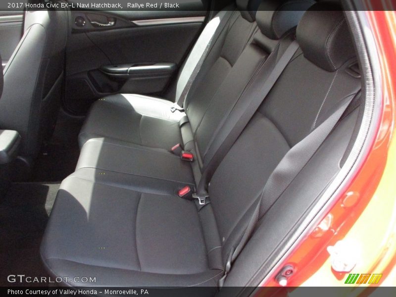 Rallye Red / Black 2017 Honda Civic EX-L Navi Hatchback