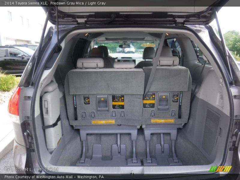 Predawn Gray Mica / Light Gray 2014 Toyota Sienna XLE