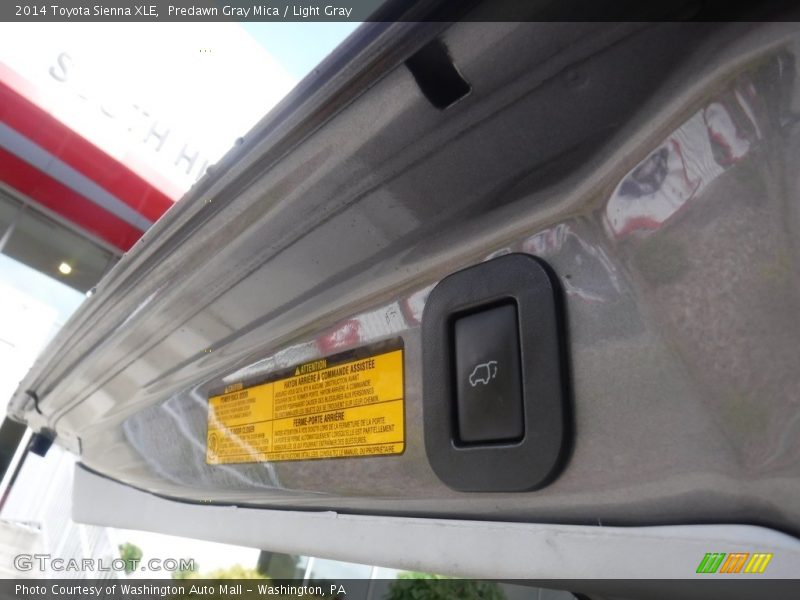 Predawn Gray Mica / Light Gray 2014 Toyota Sienna XLE