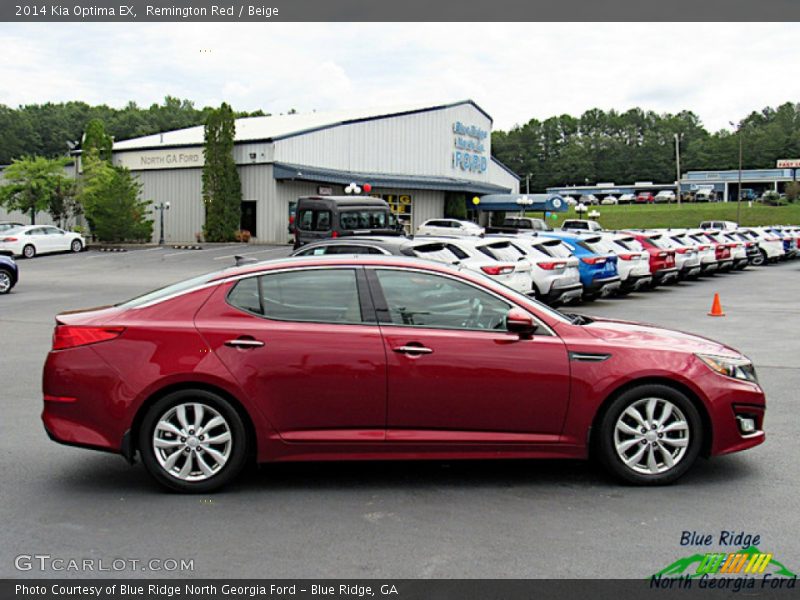 Remington Red / Beige 2014 Kia Optima EX