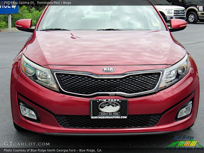 Remington Red / Beige 2014 Kia Optima EX