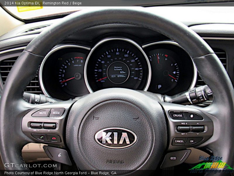 Remington Red / Beige 2014 Kia Optima EX