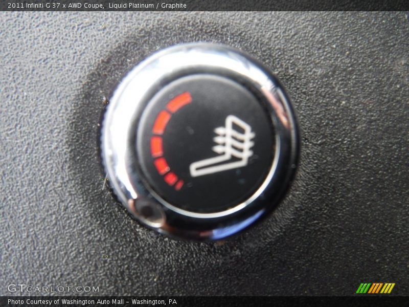 Liquid Platinum / Graphite 2011 Infiniti G 37 x AWD Coupe