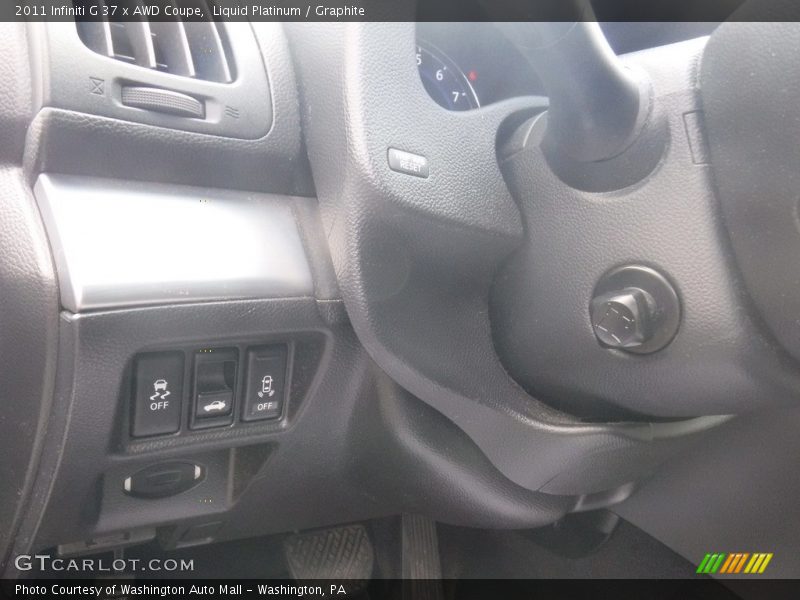 Liquid Platinum / Graphite 2011 Infiniti G 37 x AWD Coupe