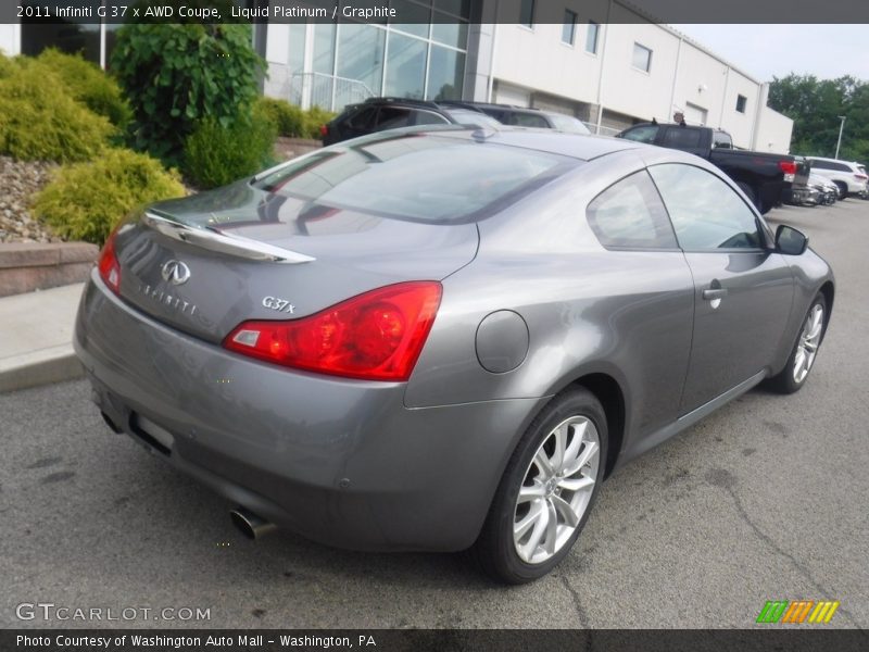 Liquid Platinum / Graphite 2011 Infiniti G 37 x AWD Coupe