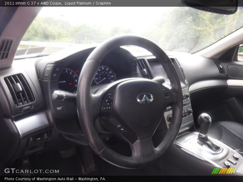 Liquid Platinum / Graphite 2011 Infiniti G 37 x AWD Coupe