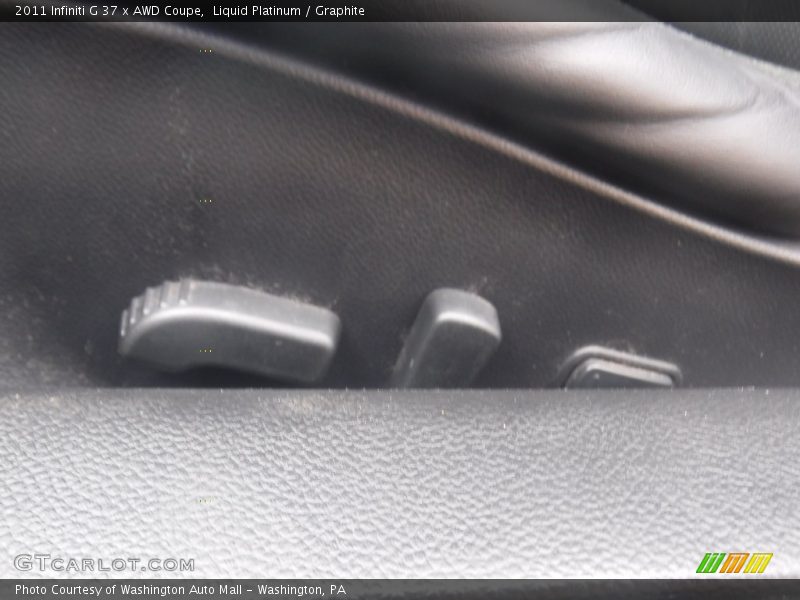 Liquid Platinum / Graphite 2011 Infiniti G 37 x AWD Coupe