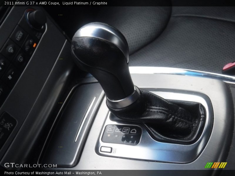 Liquid Platinum / Graphite 2011 Infiniti G 37 x AWD Coupe