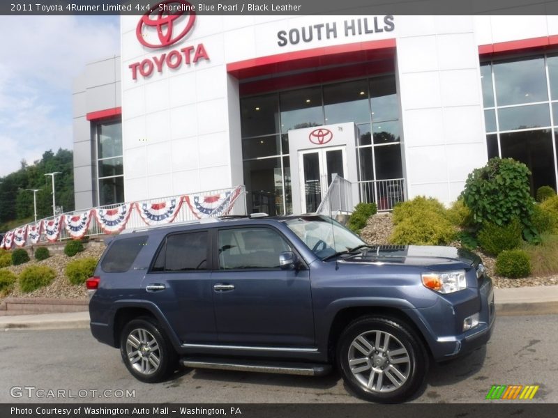 Shoreline Blue Pearl / Black Leather 2011 Toyota 4Runner Limited 4x4