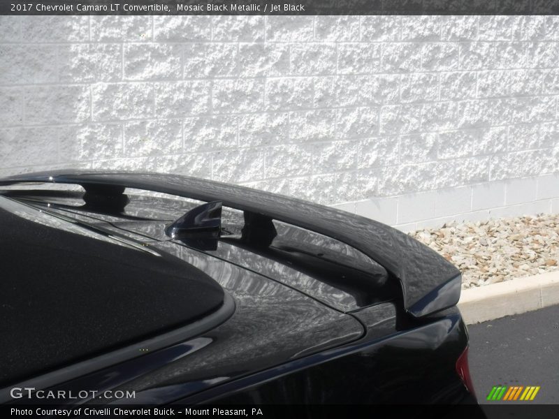Mosaic Black Metallic / Jet Black 2017 Chevrolet Camaro LT Convertible