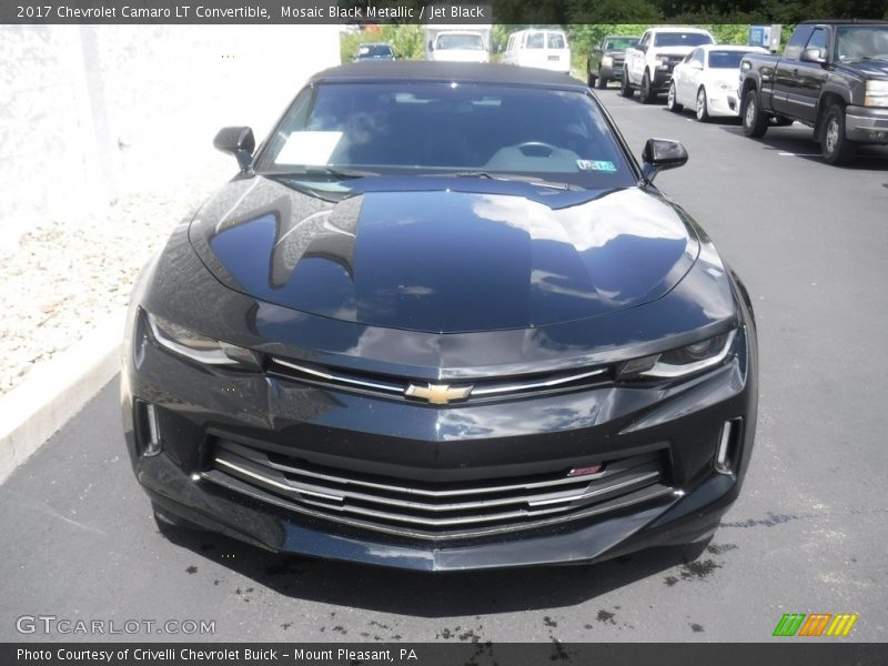 Mosaic Black Metallic / Jet Black 2017 Chevrolet Camaro LT Convertible