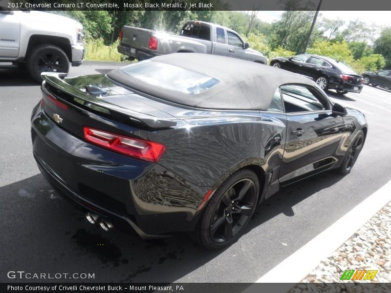 Mosaic Black Metallic / Jet Black 2017 Chevrolet Camaro LT Convertible