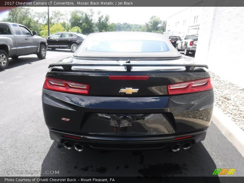 Mosaic Black Metallic / Jet Black 2017 Chevrolet Camaro LT Convertible