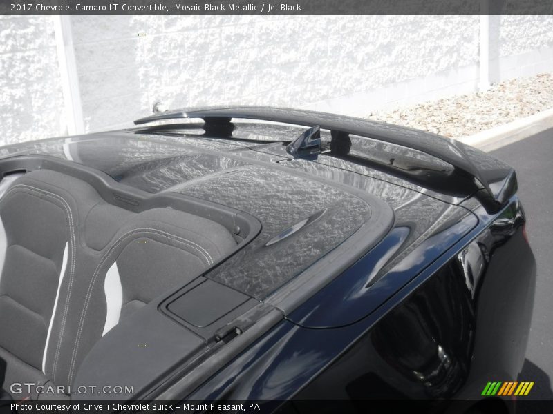 Mosaic Black Metallic / Jet Black 2017 Chevrolet Camaro LT Convertible