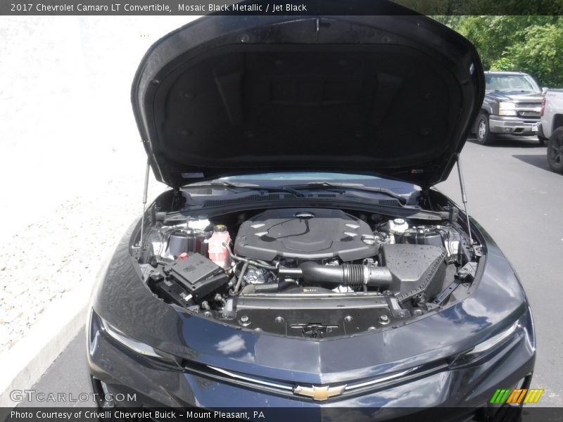 Mosaic Black Metallic / Jet Black 2017 Chevrolet Camaro LT Convertible