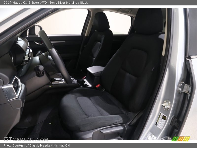 Sonic Silver Metallic / Black 2017 Mazda CX-5 Sport AWD