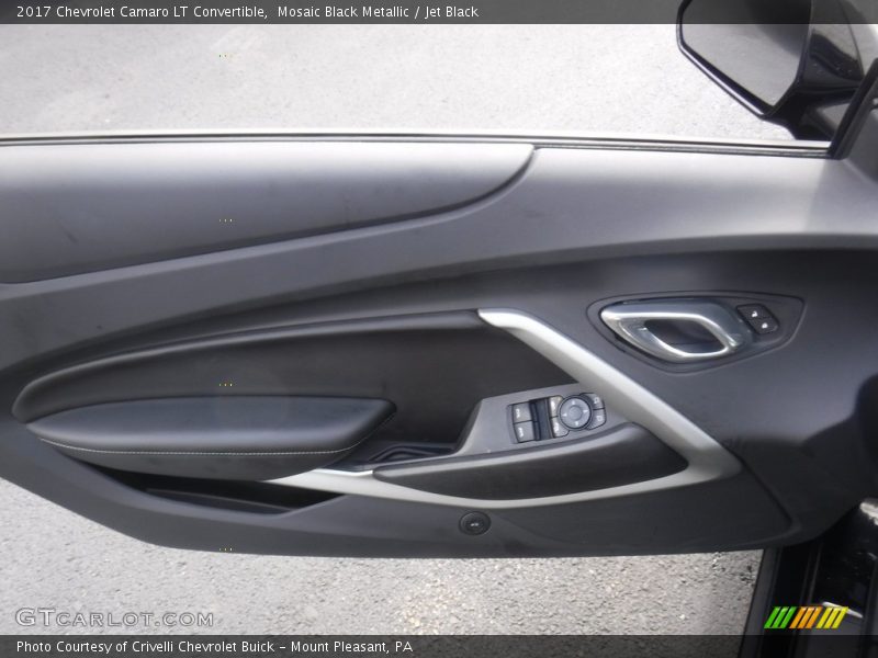 Mosaic Black Metallic / Jet Black 2017 Chevrolet Camaro LT Convertible