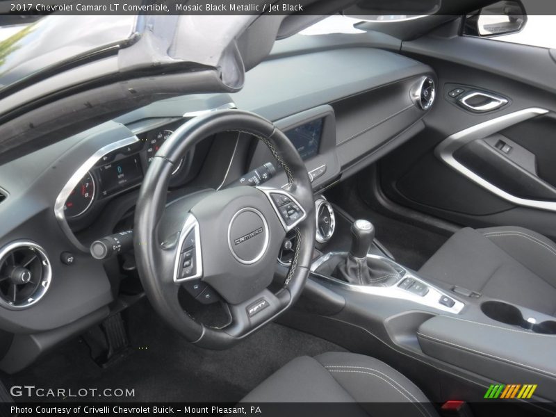 Mosaic Black Metallic / Jet Black 2017 Chevrolet Camaro LT Convertible