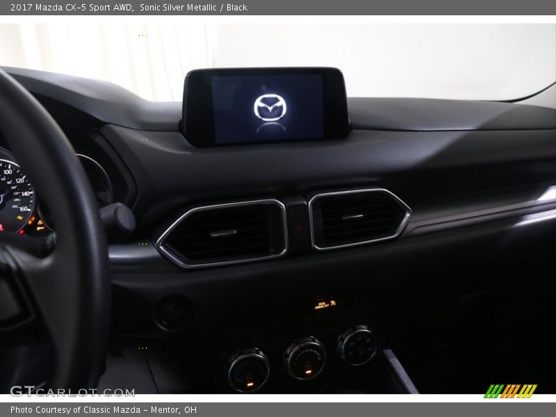 Sonic Silver Metallic / Black 2017 Mazda CX-5 Sport AWD