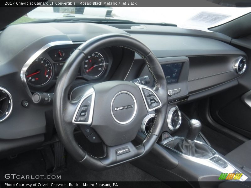Mosaic Black Metallic / Jet Black 2017 Chevrolet Camaro LT Convertible