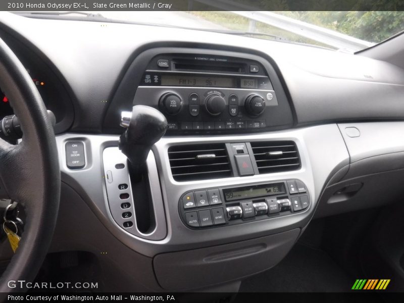 Slate Green Metallic / Gray 2010 Honda Odyssey EX-L