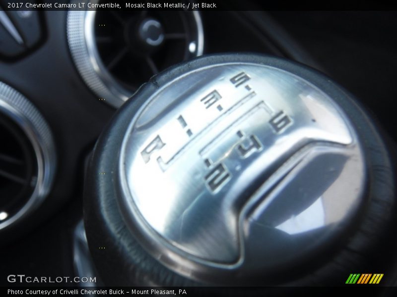 Mosaic Black Metallic / Jet Black 2017 Chevrolet Camaro LT Convertible