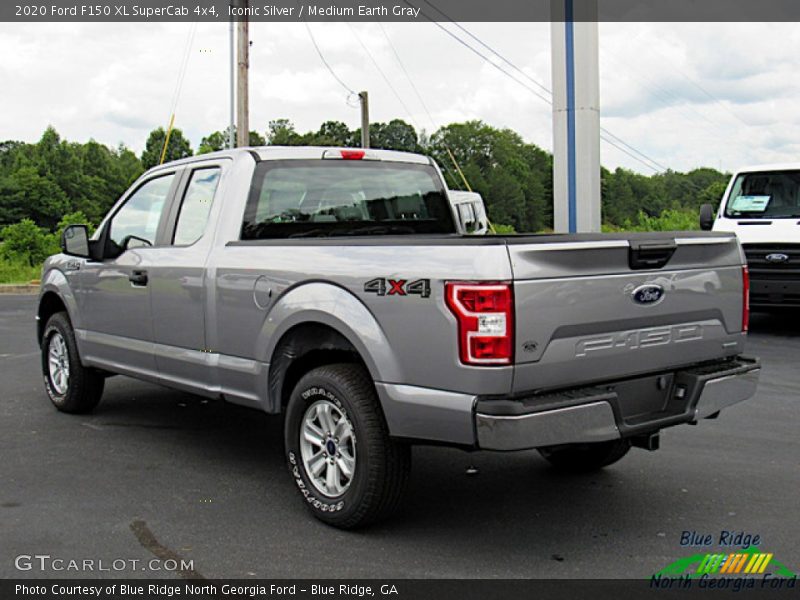 Iconic Silver / Medium Earth Gray 2020 Ford F150 XL SuperCab 4x4