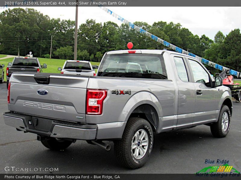 Iconic Silver / Medium Earth Gray 2020 Ford F150 XL SuperCab 4x4