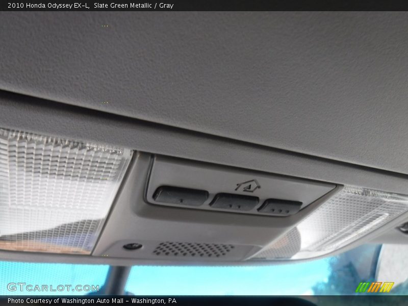Slate Green Metallic / Gray 2010 Honda Odyssey EX-L