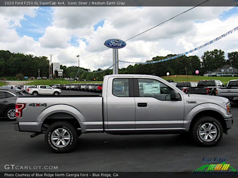 Iconic Silver / Medium Earth Gray 2020 Ford F150 XL SuperCab 4x4
