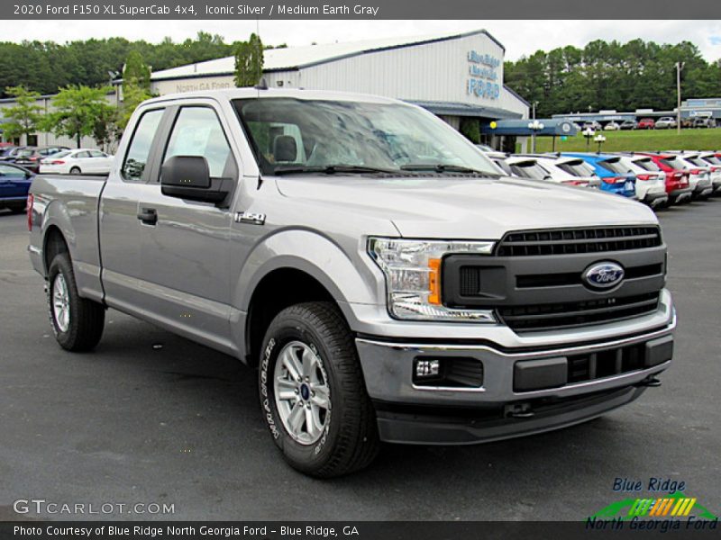Iconic Silver / Medium Earth Gray 2020 Ford F150 XL SuperCab 4x4