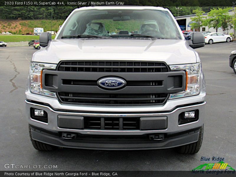 Iconic Silver / Medium Earth Gray 2020 Ford F150 XL SuperCab 4x4